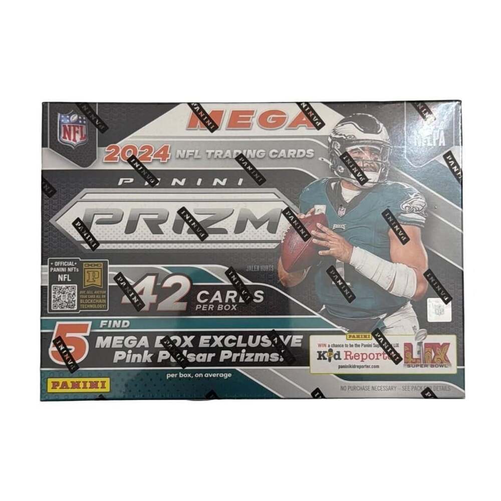 2024 Panini Prizm NFL Football Mega Box Factory Sealed
